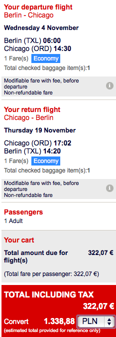 2015-11-04 Berlin Chicago USA 1350 zl RT Air France